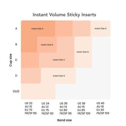 Instant Volume Sticky Bra Inserts